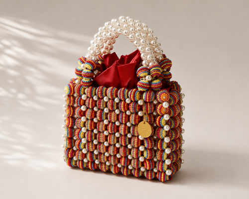 Chiara beading handbag