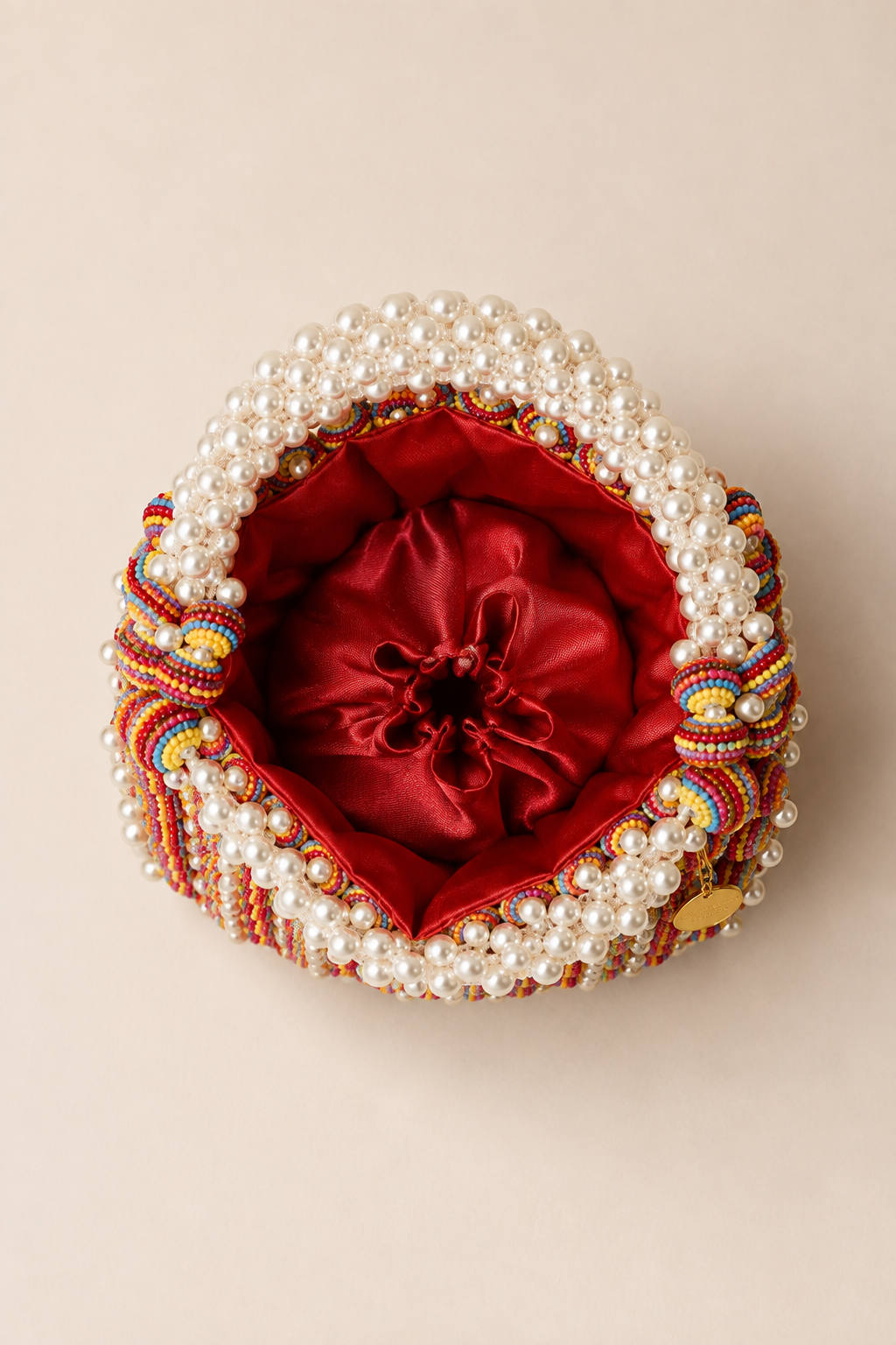 Chiara beading handbag