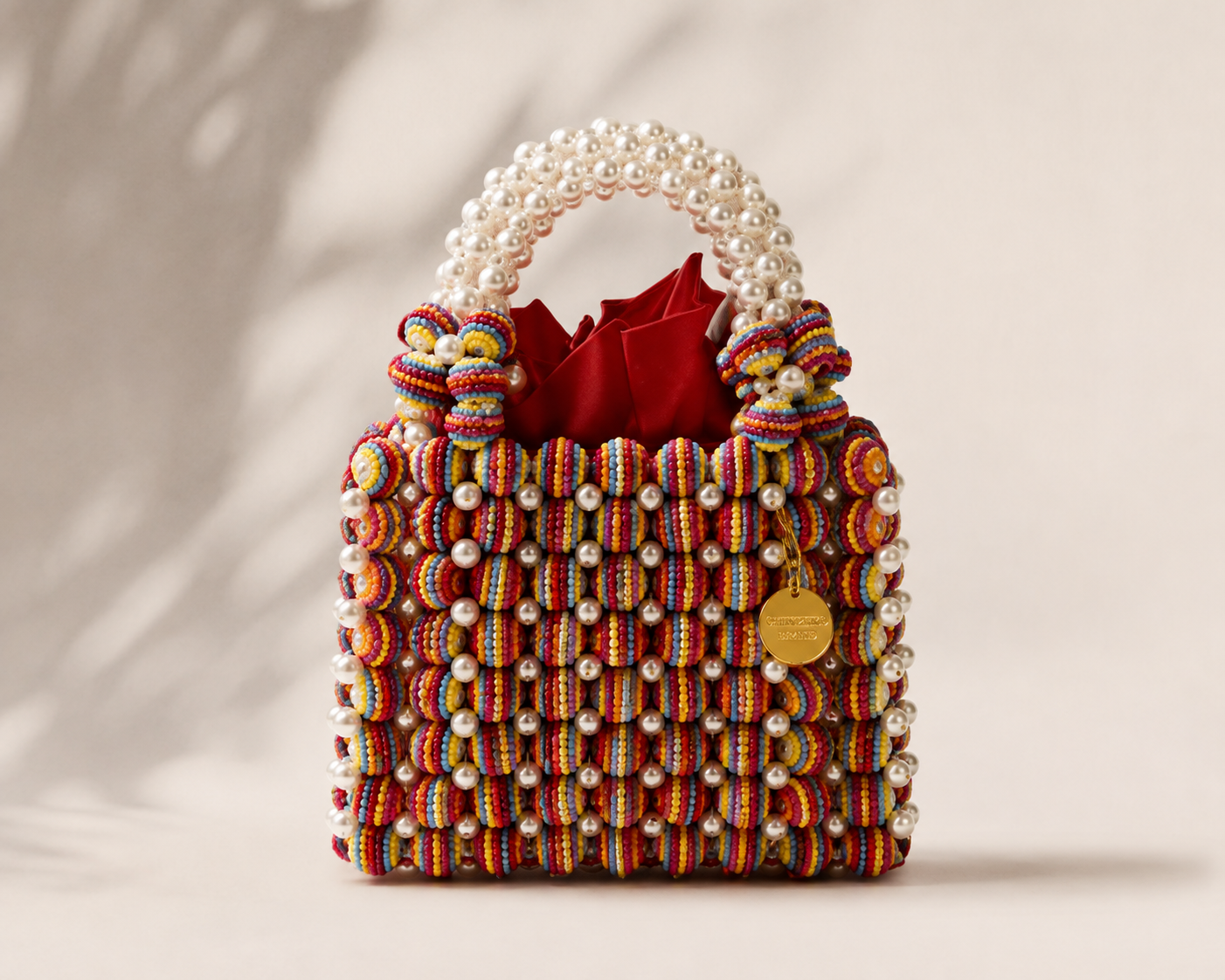 Chiara beading handbag